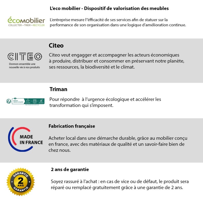 Sommier tapissier 2x80x200(160x200) Gris, lattes renforcées, pieds offerts