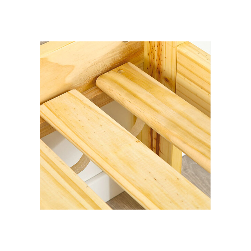 Sommier à lattes 140x190 ou 140x200 – Lattes en pin massif sur rouleau