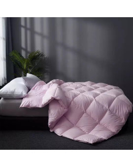 "Couette Rose Ultra-Chaude 850g/m² Anti-Allergie & Anti-Acariens : Chaleur Intense et Confort Optimal"