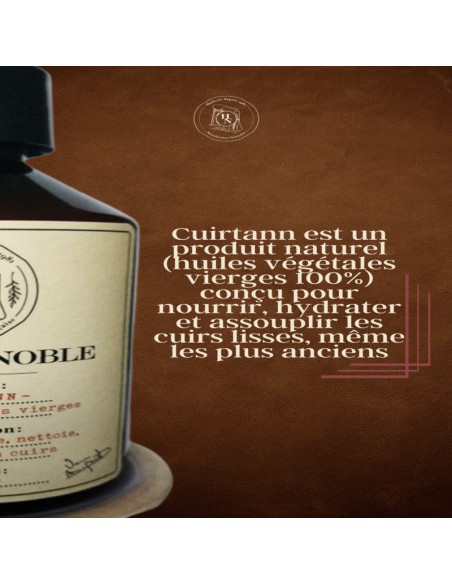 SOIN NATUREL pour CUIRS LISSÉS HYDRATE NOURRIT et ÉLIMINE les TACHES  MADE in FRANCE