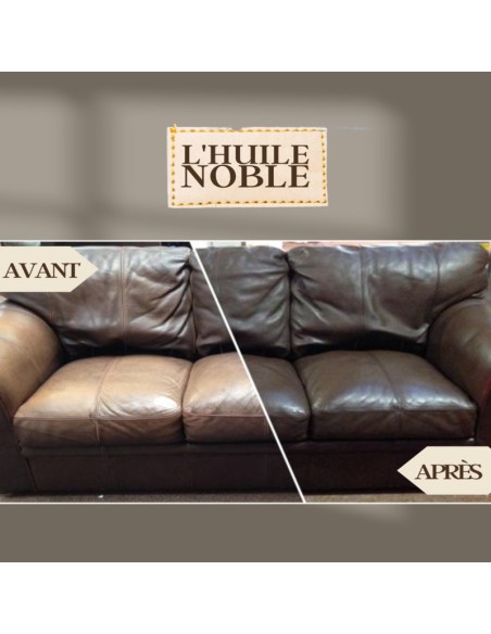 SOIN NATUREL pour CUIRS LISSÉS HYDRATE NOURRIT et ÉLIMINE les TACHES  MADE in FRANCE