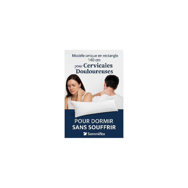 TRAVERSIN 140 cm FERME en MÉMOIRE de FORME TRAVERSIN 140 cm FERME en MÉMOIRE de FORME