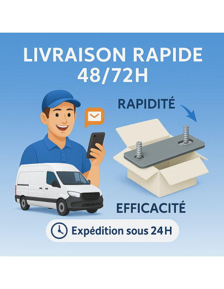 PLATINES de LIAISON pour SOMMIERS (ATTACHE, ASSEMBLAGE, JONCTION) – GARANTIE à VIE