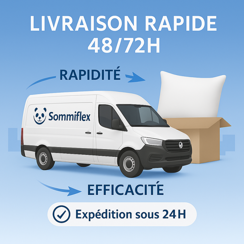 OREILLER 60x60 CONFORT en LATEX NATUREL SOUPLE et MOELLEUX  OREILLER en MOUSSE de LATEX  GARANTIE à VIE OREILLER 60x60 CONFORT en LATEX NATUREL SOUPLE et MOELLEUX  OREILLER en MOUSSE de LATEX  GARANTIE à VIE
