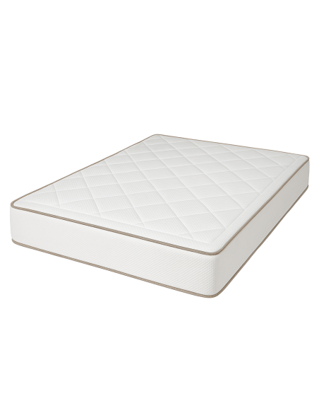 Matelas 25 cm  Ressorts ensachés mousse HR  Confort mi-ferme  Respirant, anti-acariens, livré roulé