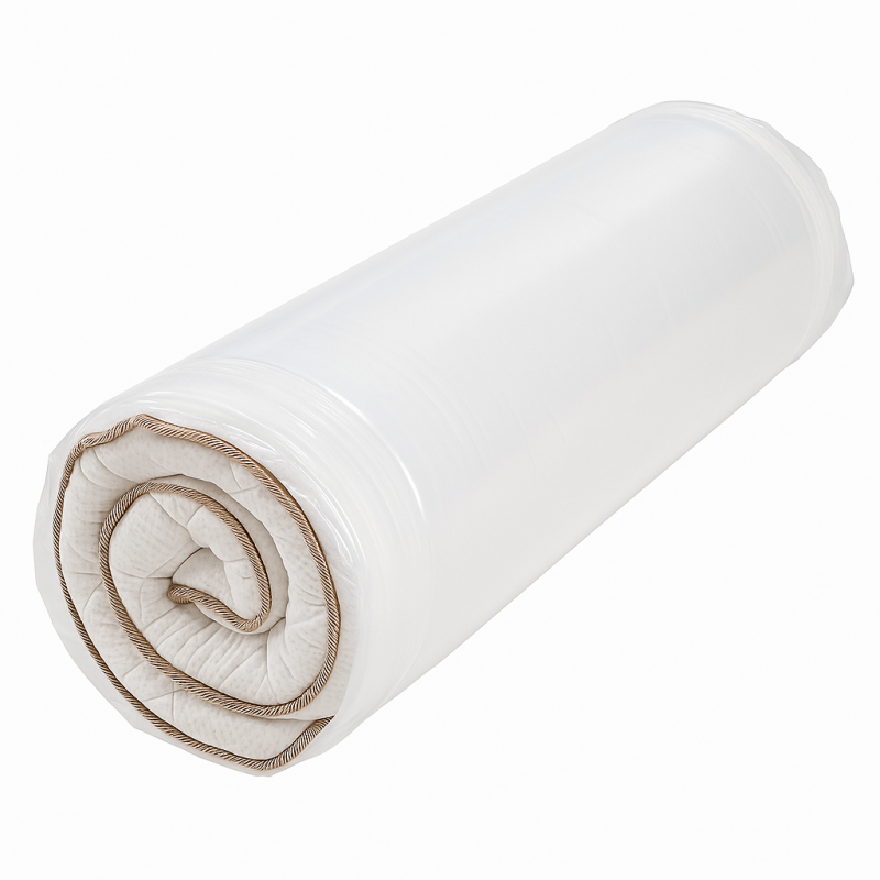 Matelas 25 cm  Ressorts ensachés mousse HR  Confort mi-ferme  Respirant, anti-acariens, livré roulé