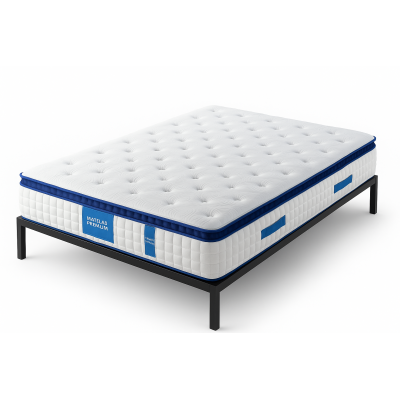 Matelas 160x200 cm Ressorts Ensachés  Épaisseur 28 cm  Surmatelas Mousse HR  Confort MiFerme  Garantie 4 Ans 2