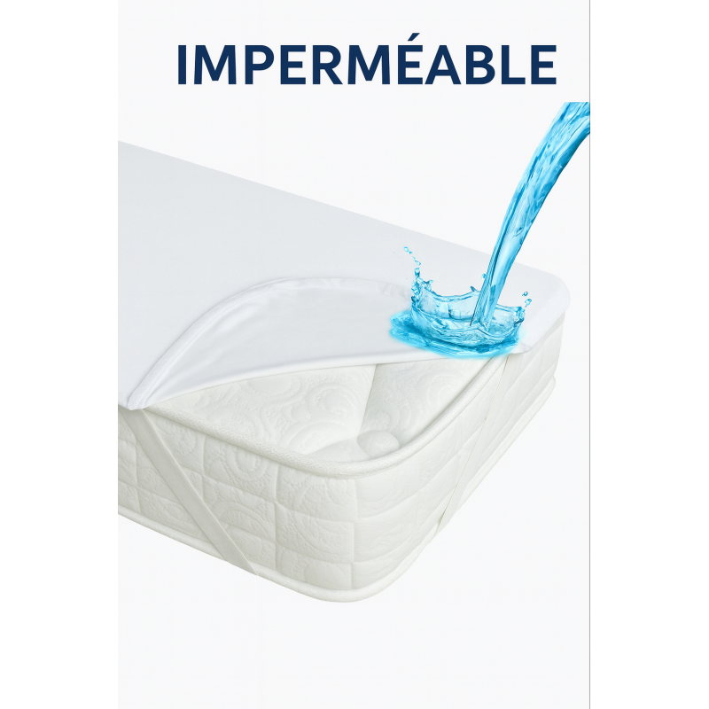 Protège Matelas 140x190 Imperméable – Lavable, Respirant et Silencieux – Convient à Toutes les Épaisseurs