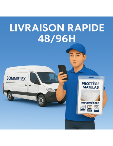 PROTÈGE MATELAS ALÈSE blanc 180x200 cm