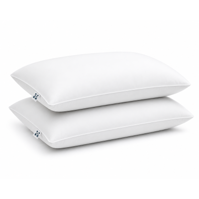 LOT de 2 OREILLERS 40x60 FLOCON MÉMOIRE de FORME SPÉCIAL CERVICALES GARANTIE à VIE 2