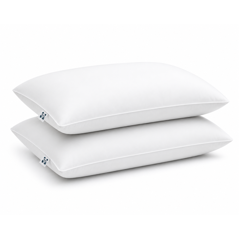 LOT de 2 OREILLERS 40x60 FLOCON MÉMOIRE de FORME SPÉCIAL CERVICALES GARANTIE à VIE