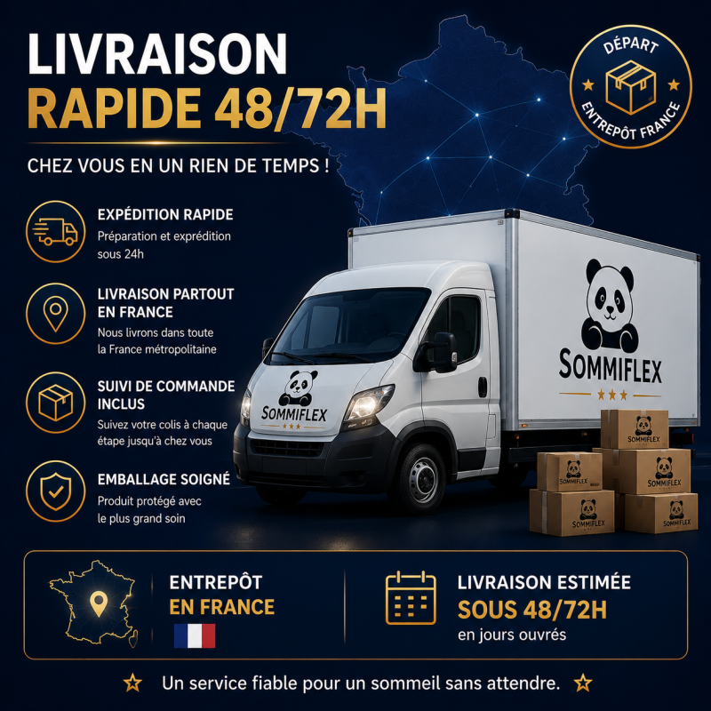 Traversin polochon 160 cm mémoire de forme  Idéal lit double  Confort ferme  Lavable  Soutien cervical  Sommiflex