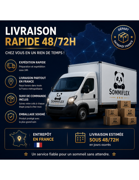 Traversin polochon 160 cm mémoire de forme  Idéal lit double  Confort ferme  Lavable  Soutien cervical  Sommiflex