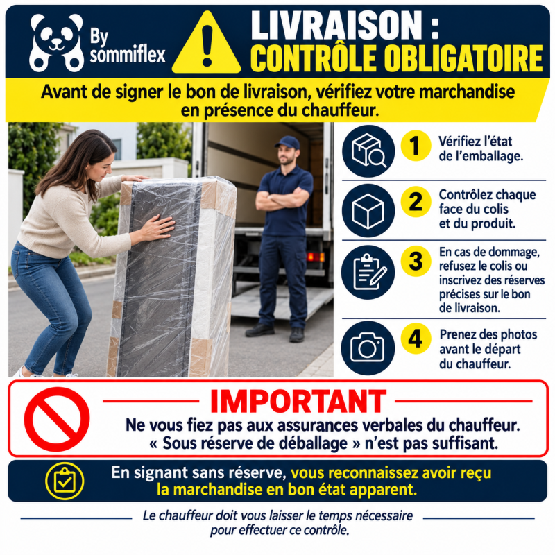 SOMMIER TAPISSIER MARRON 160x200 cm | FABRICATION FRANÇAISE ARTISANALE | PIEDS OFFERTS | HAUTEUR avec PIEDS 27 cm