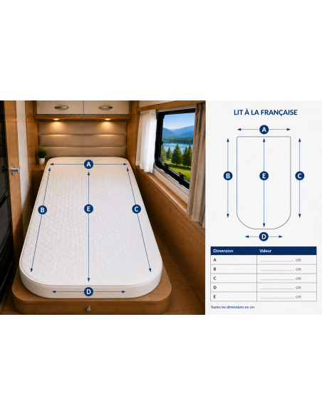 Matelas sur mesure camping-car, van & bateau | Sommiflex