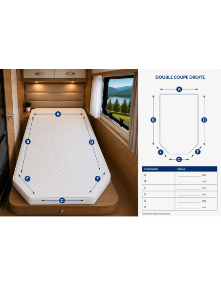 Matelas sur mesure camping-car, van & bateau | Sommiflex